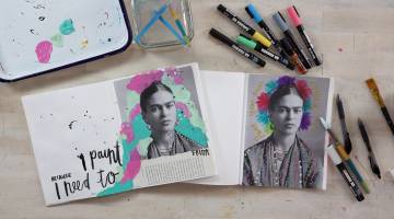 Creating a Mixed-Paper Sketchbook by Pam Garrison - Creativebug