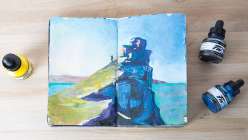 Acrylic Ink Painting: Starting a Travel Journal by Missy Dunaway -  Creativebug