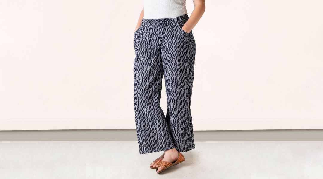 Draft and Sew Wide Leg Pants by Cal Patch - Creativebug