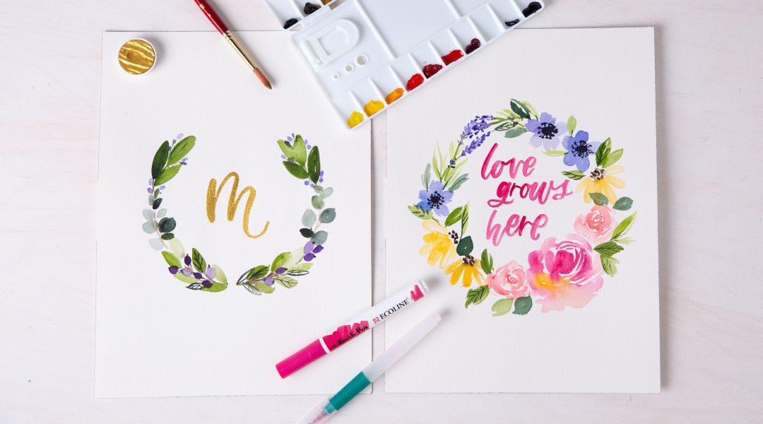 Art Meets Life: 31 Ways to Combine Watercolor and Flora by Kristy Rice -  Creativebug