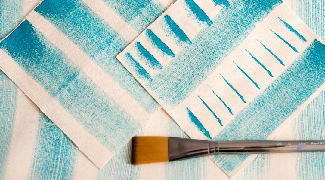 How to Brush Paint on Fabric by Anna Joyce - Creativebug