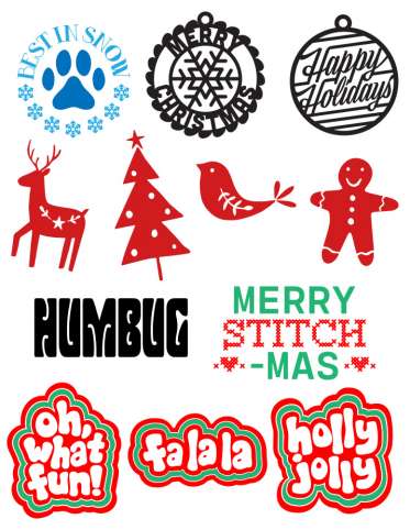 Holly Jolly Christmas SVGs