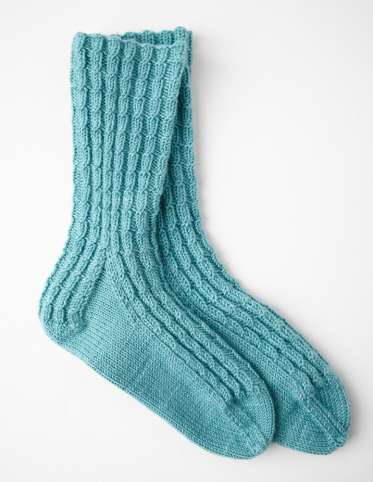 Twisted Rib Socks