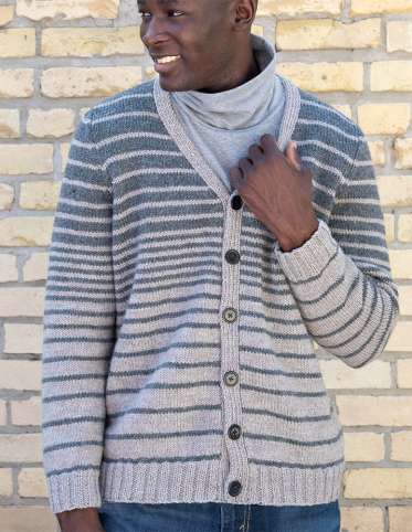 Knit Reverb Stripes Cardigan