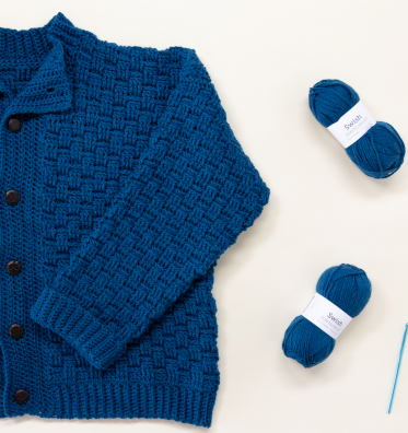 Crochet the Harrison Cardigan