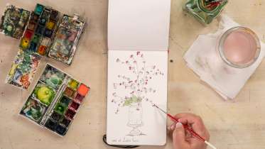 Working In Acrylic Ink: A Daily Sketchbook Practice by Missy Dunaway -  Creativebug