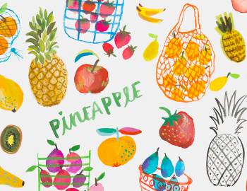 Mixtape: 5 Summer Fruits to Draw & Paint